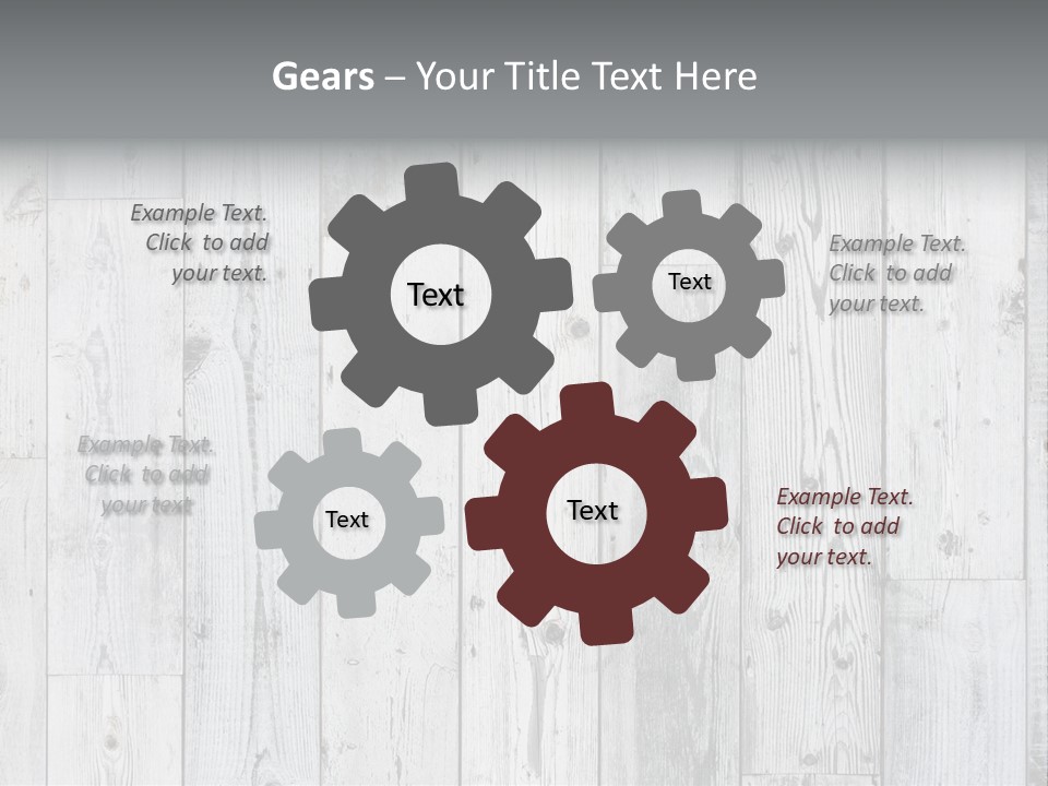 Wooden Wall PowerPoint Template