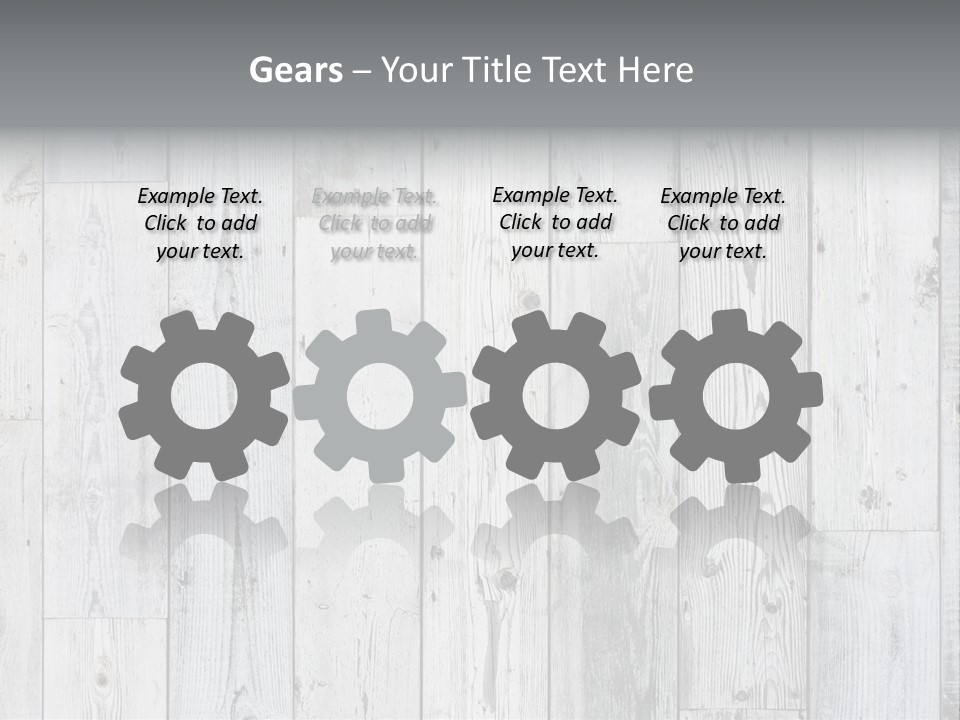 Wooden Wall PowerPoint Template