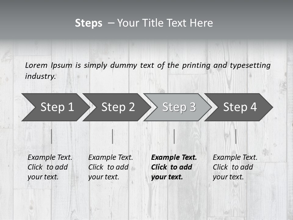 Wooden Wall PowerPoint Template