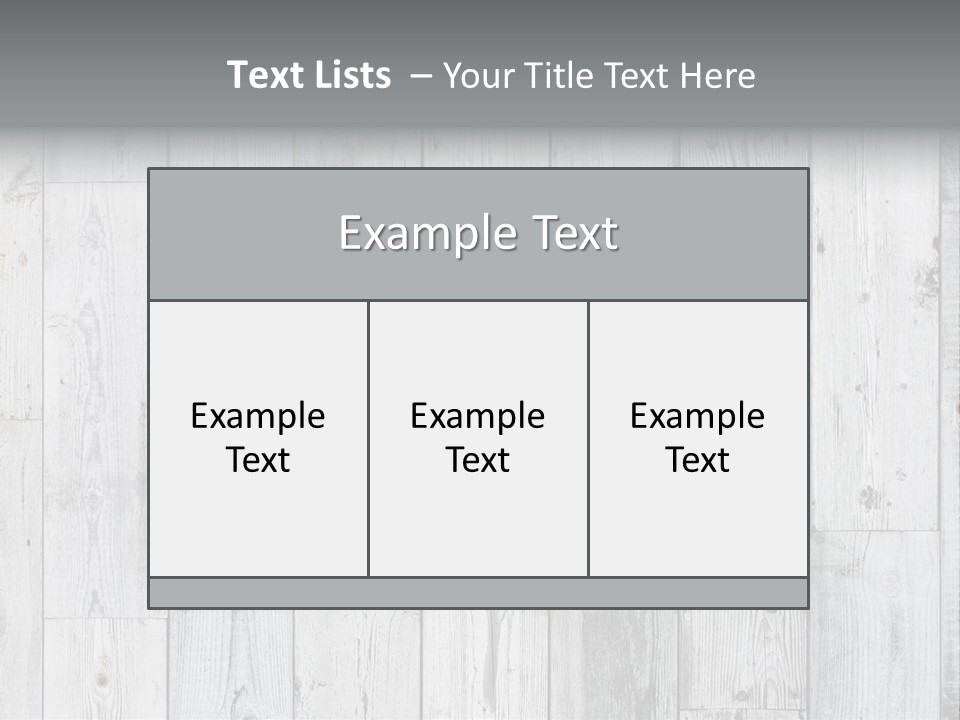 Wooden Wall PowerPoint Template
