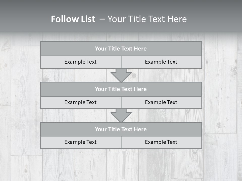Wooden Wall PowerPoint Template