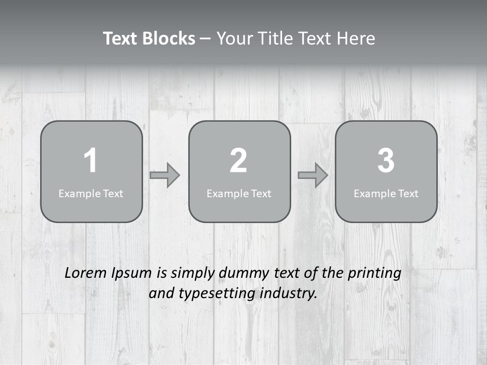 Wooden Wall PowerPoint Template