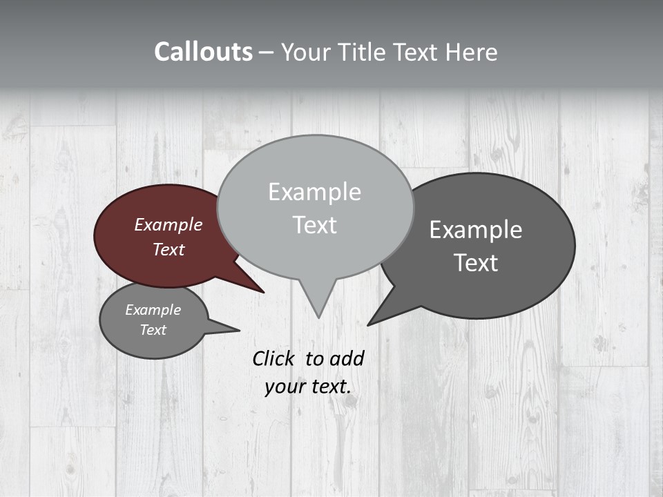 Wooden Wall PowerPoint Template