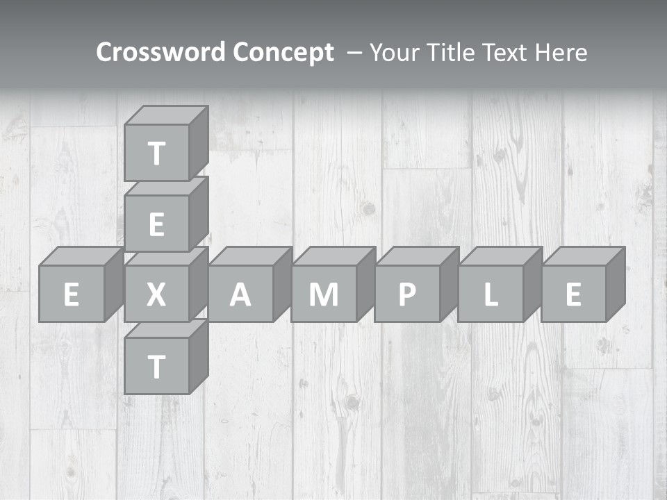 Wooden Wall PowerPoint Template