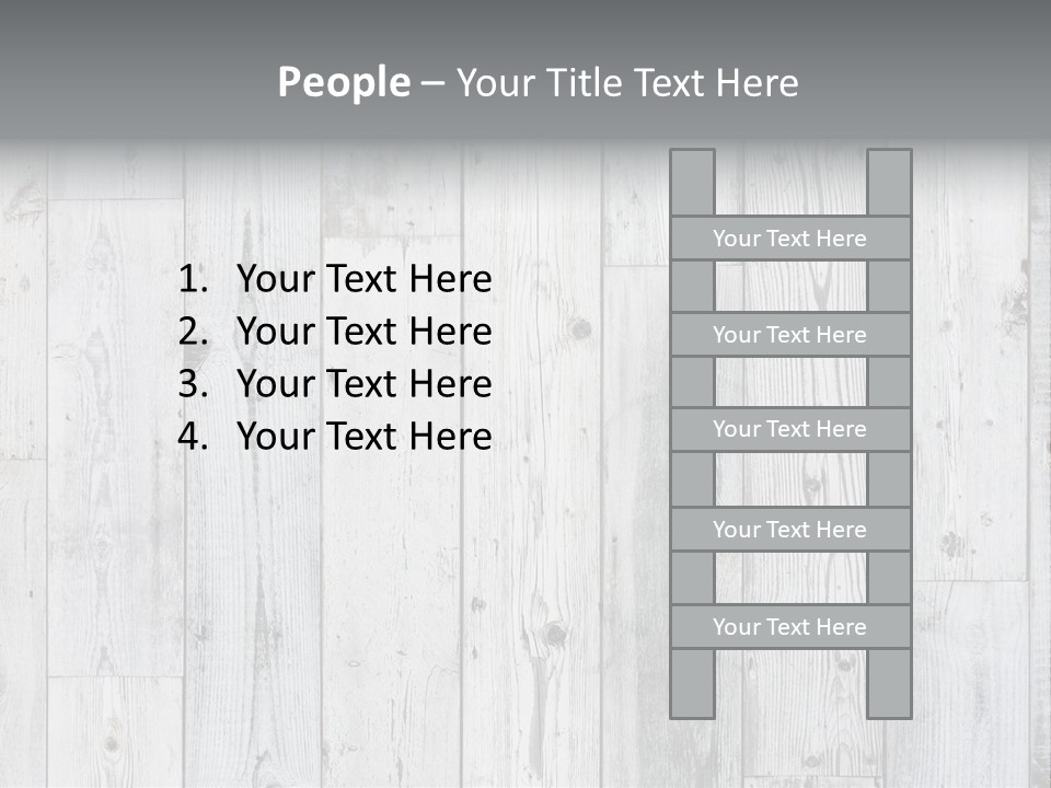 Wooden Wall PowerPoint Template