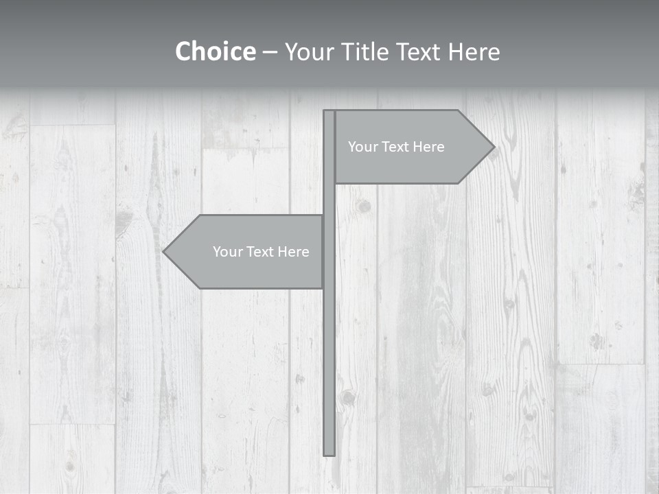 Wooden Wall PowerPoint Template