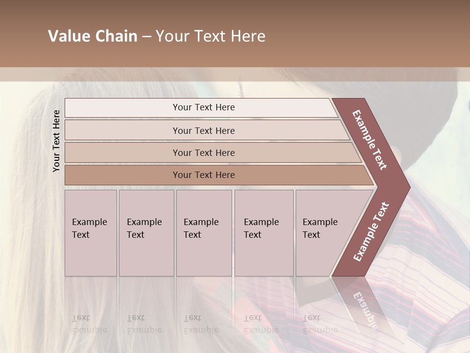 Girl And Guy Kissing PowerPoint Template