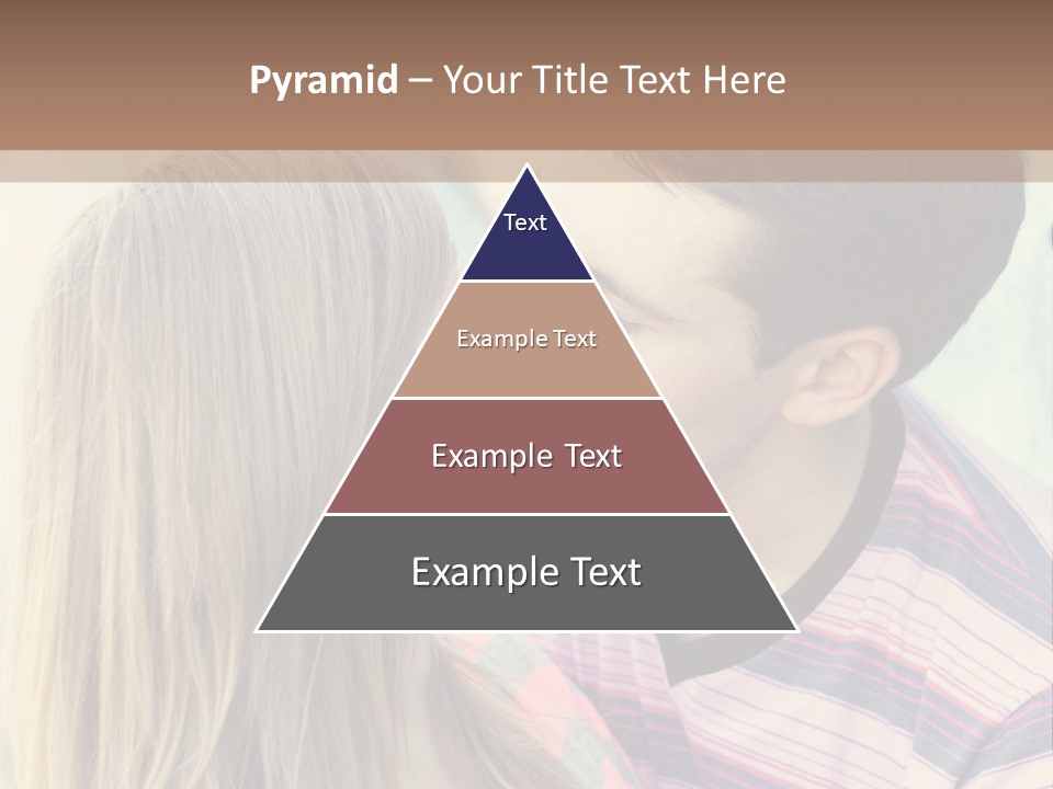 Girl And Guy Kissing PowerPoint Template