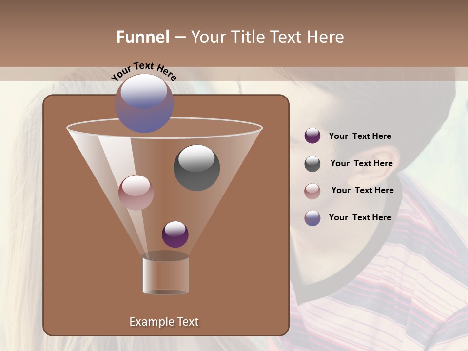 Girl And Guy Kissing PowerPoint Template