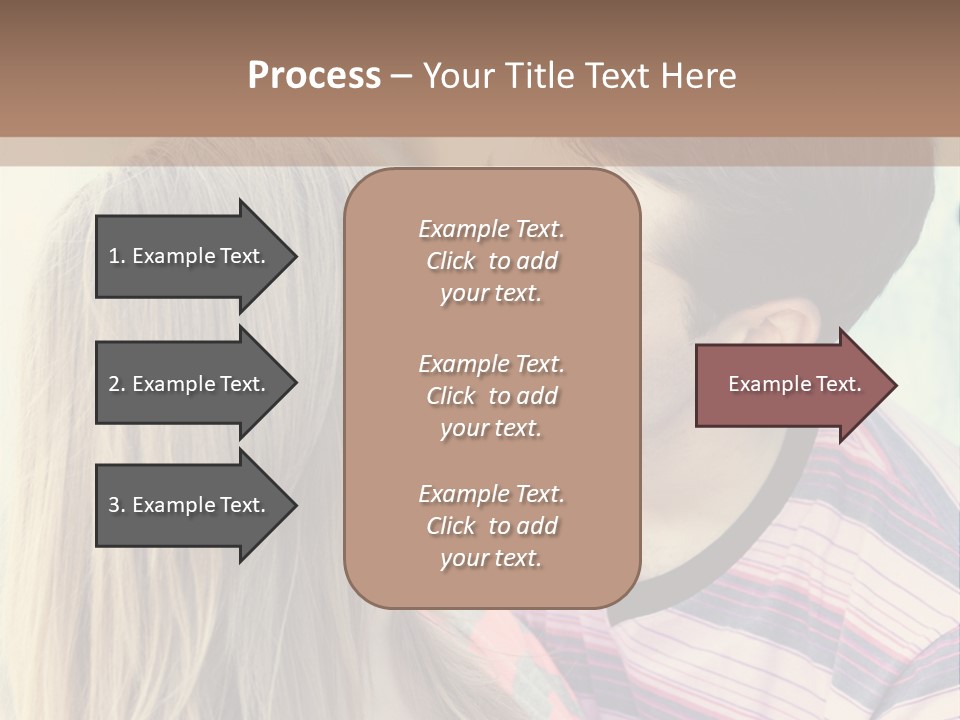 Girl And Guy Kissing PowerPoint Template
