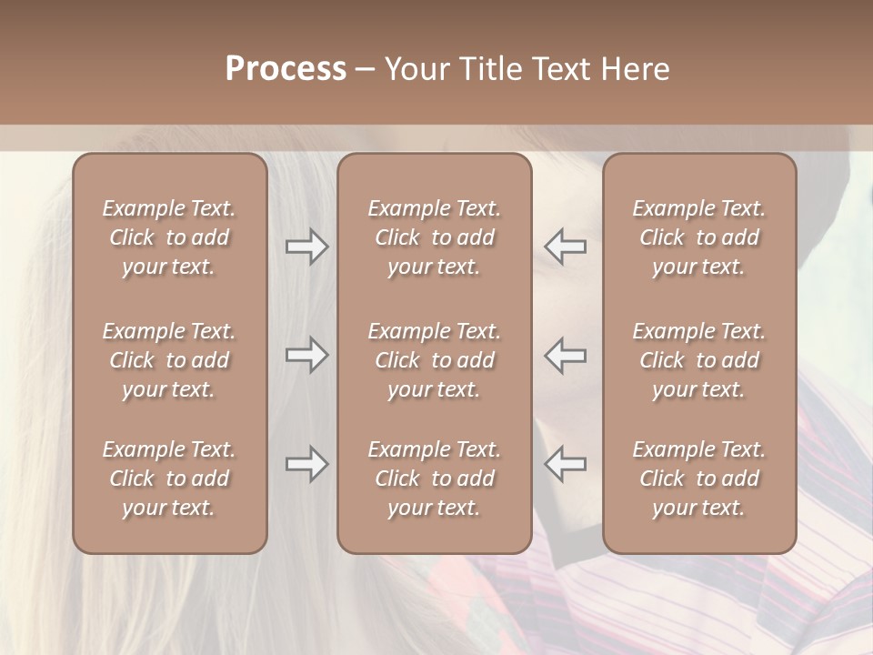 Girl And Guy Kissing PowerPoint Template