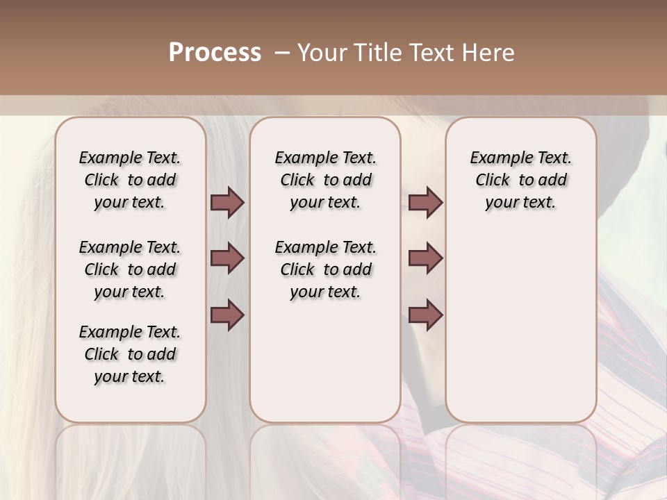 Girl And Guy Kissing PowerPoint Template