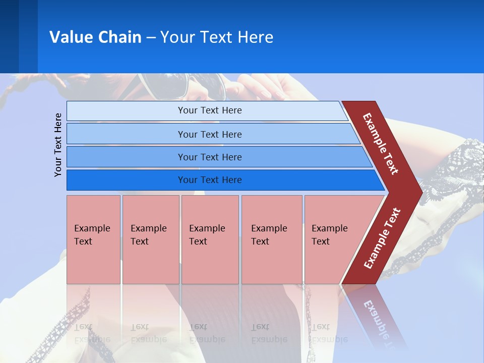 Girl In Sunglasses PowerPoint Template