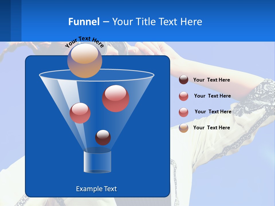 Girl In Sunglasses PowerPoint Template