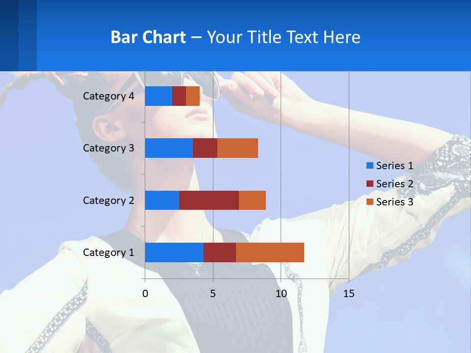 Girl In Sunglasses PowerPoint Template