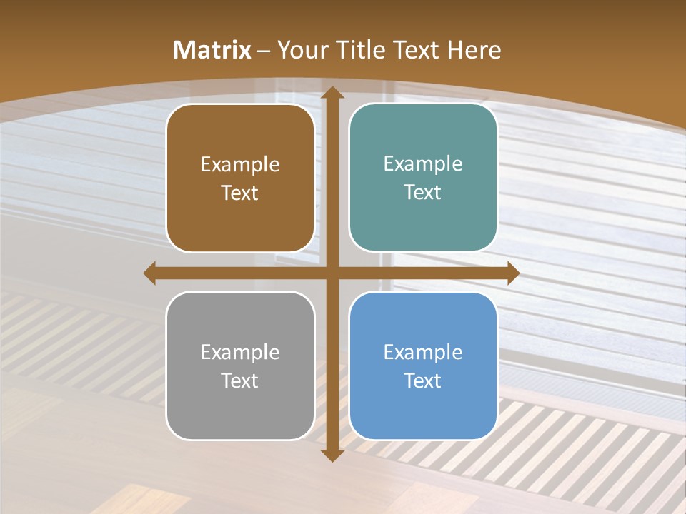 Heating At The Door To The Backyard PowerPoint Template