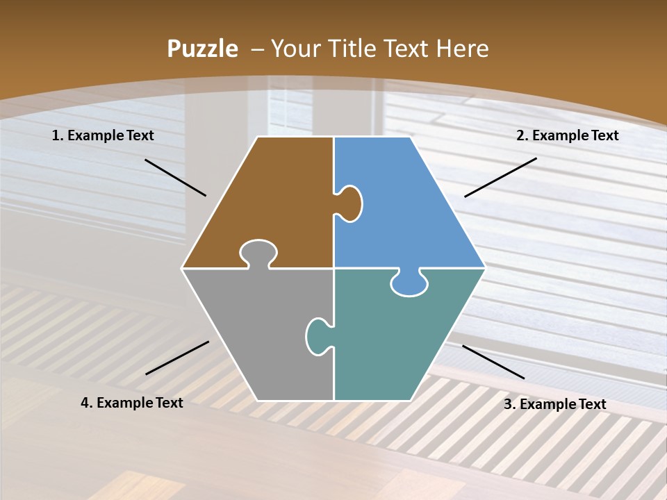 Heating At The Door To The Backyard PowerPoint Template