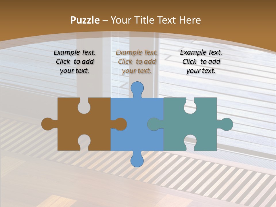 Heating At The Door To The Backyard PowerPoint Template