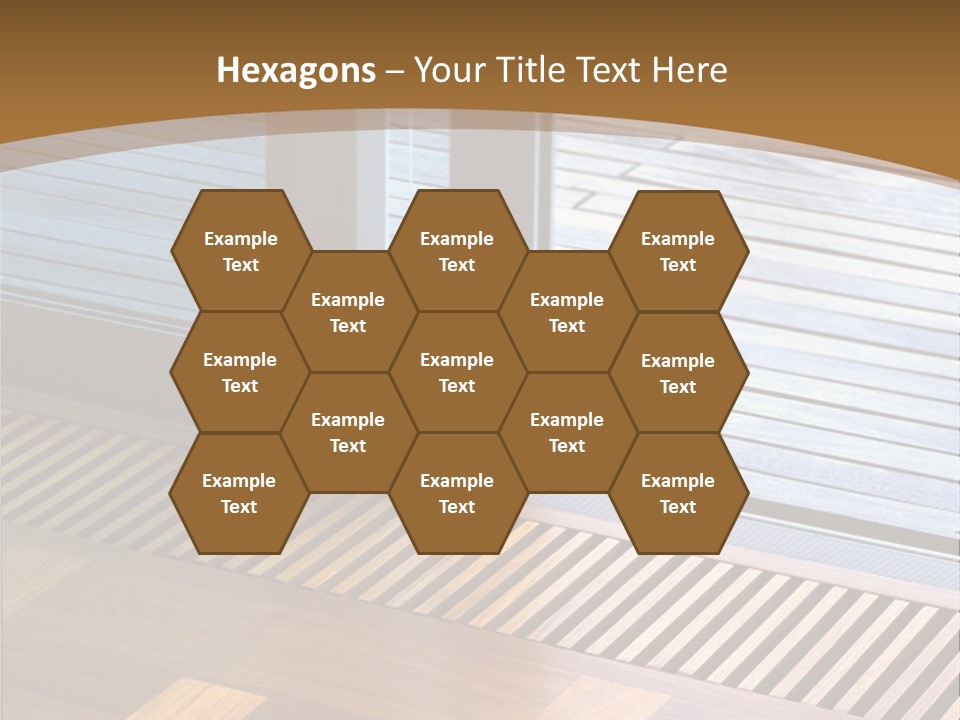 Heating At The Door To The Backyard PowerPoint Template