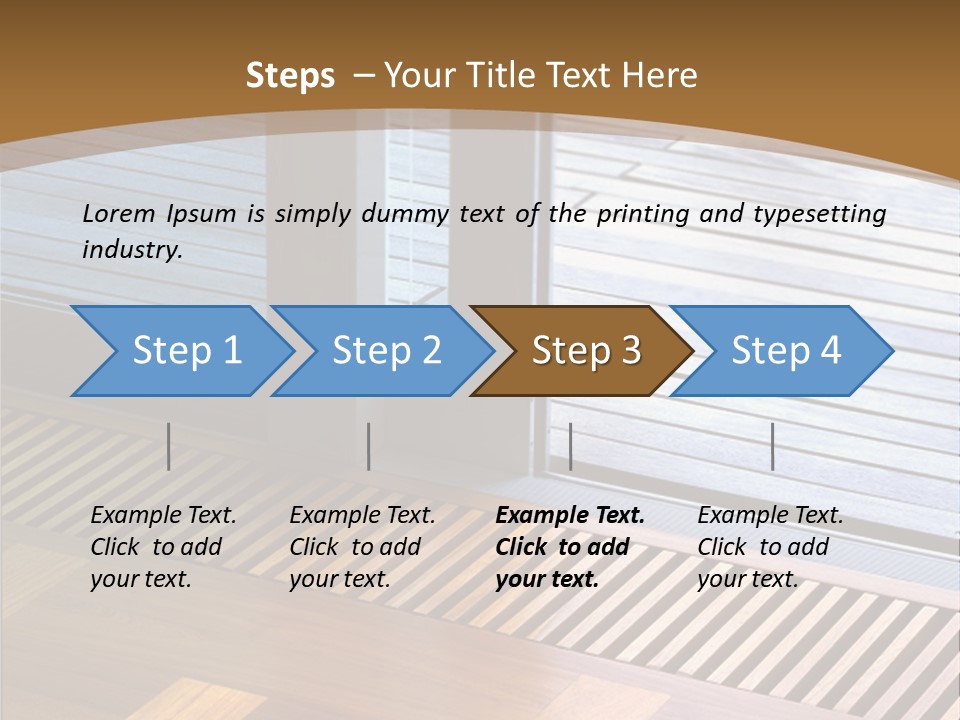 Heating At The Door To The Backyard PowerPoint Template