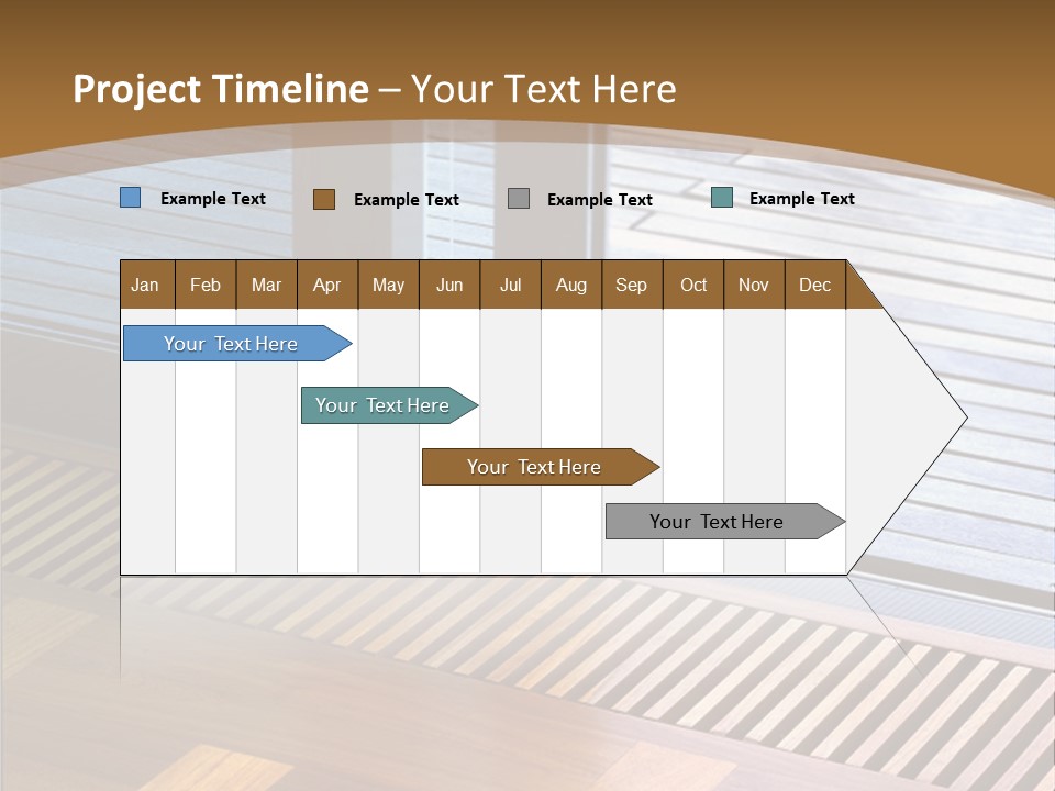 Heating At The Door To The Backyard PowerPoint Template