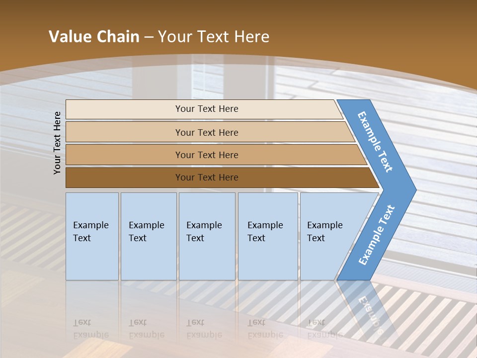 Heating At The Door To The Backyard PowerPoint Template