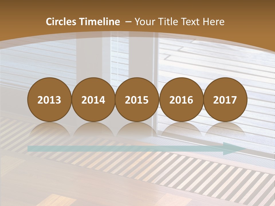 Heating At The Door To The Backyard PowerPoint Template