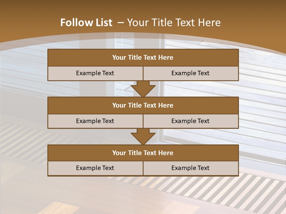 Heating At The Door To The Backyard PowerPoint Template