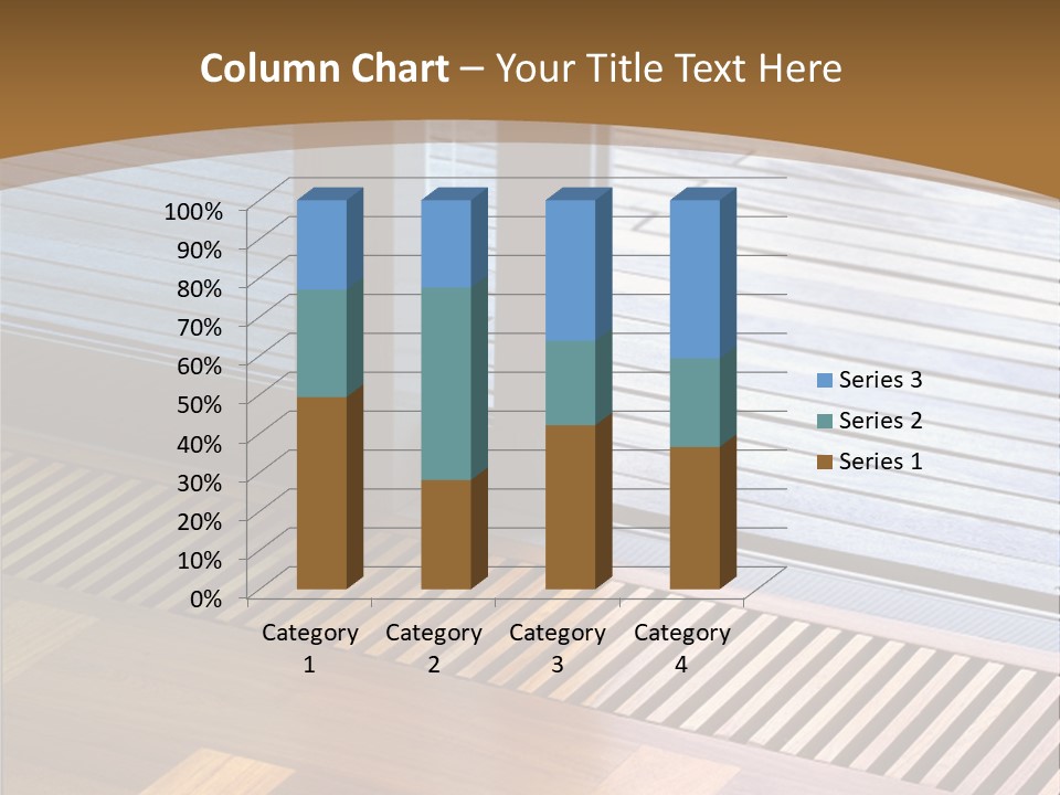 Heating At The Door To The Backyard PowerPoint Template