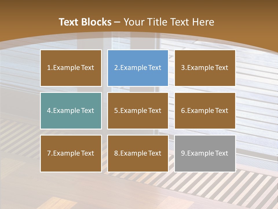 Heating At The Door To The Backyard PowerPoint Template