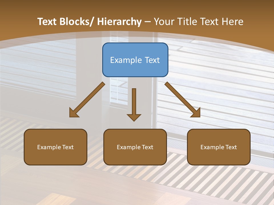 Heating At The Door To The Backyard PowerPoint Template
