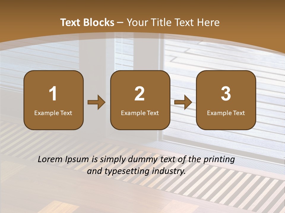 Heating At The Door To The Backyard PowerPoint Template