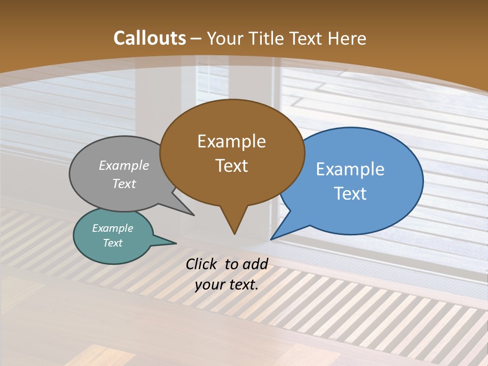 Heating At The Door To The Backyard PowerPoint Template