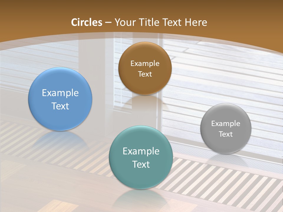Heating At The Door To The Backyard PowerPoint Template