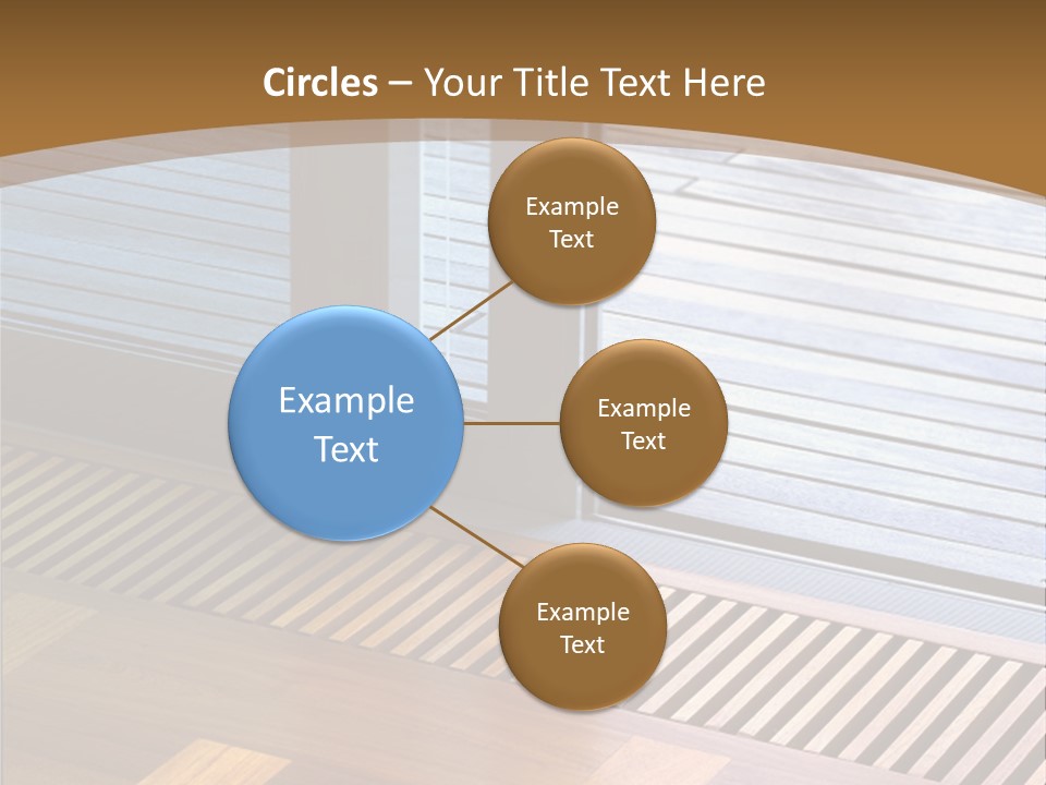 Heating At The Door To The Backyard PowerPoint Template
