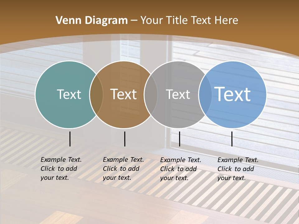 Heating At The Door To The Backyard PowerPoint Template
