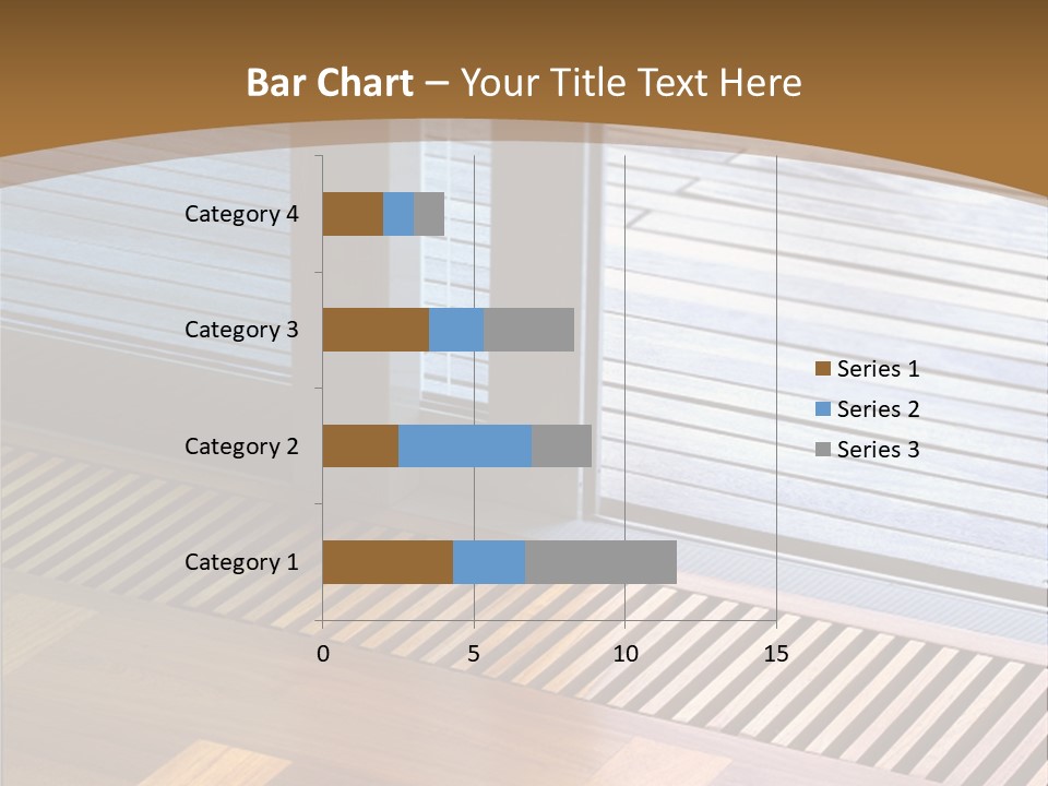 Heating At The Door To The Backyard PowerPoint Template