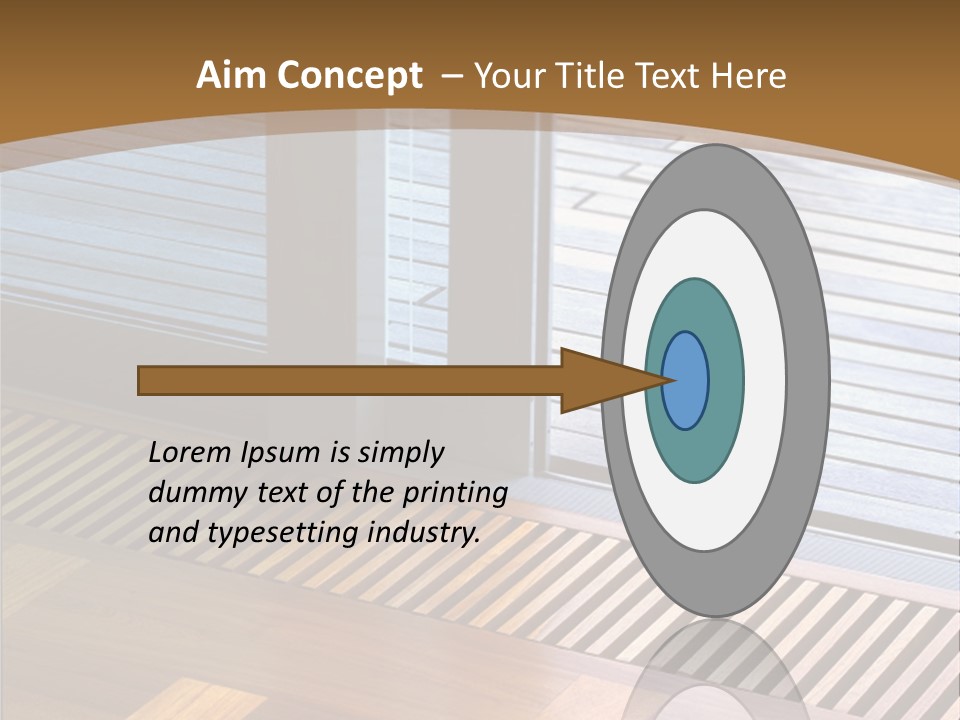 Heating At The Door To The Backyard PowerPoint Template
