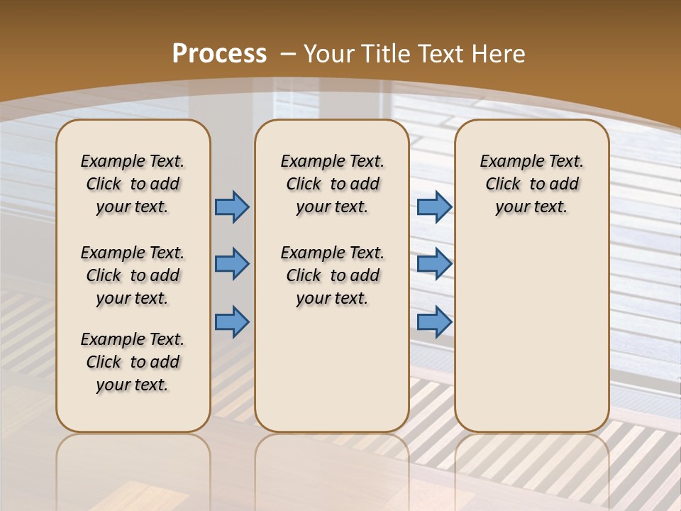 Heating At The Door To The Backyard PowerPoint Template