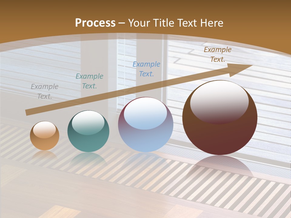 Heating At The Door To The Backyard PowerPoint Template
