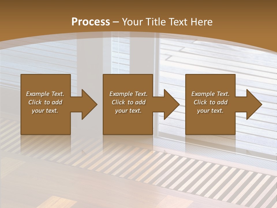 Heating At The Door To The Backyard PowerPoint Template