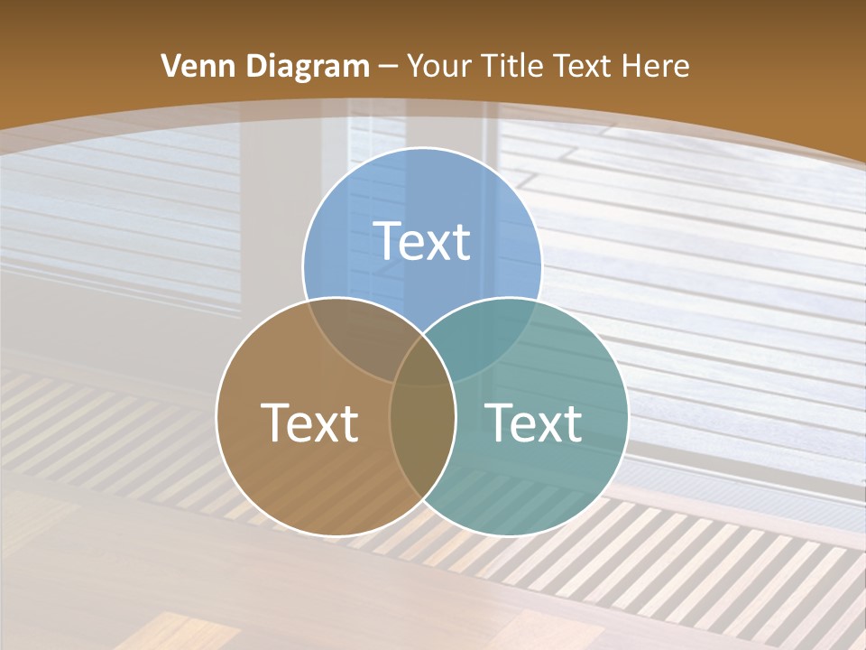 Heating At The Door To The Backyard PowerPoint Template