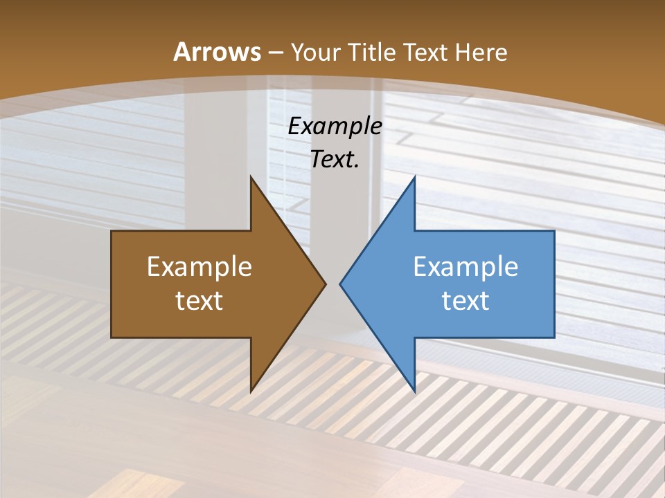Heating At The Door To The Backyard PowerPoint Template