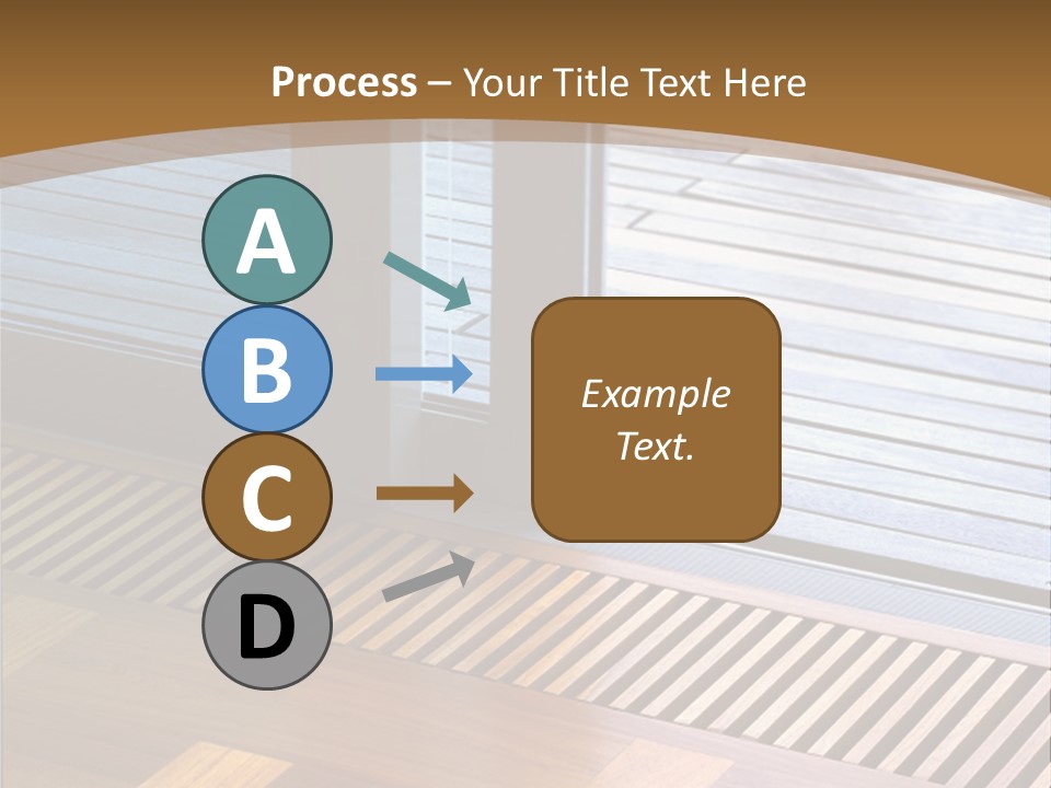 Heating At The Door To The Backyard PowerPoint Template