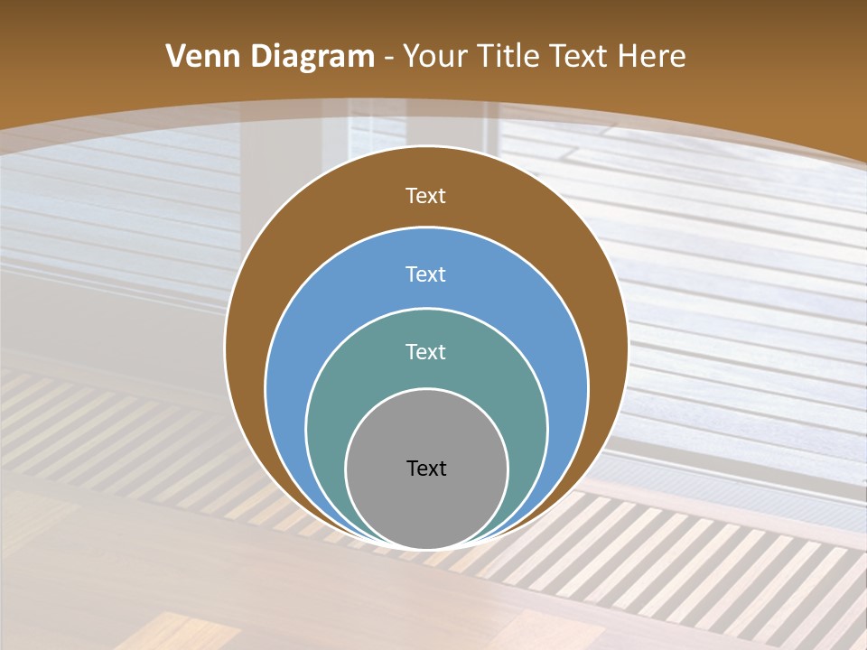 Heating At The Door To The Backyard PowerPoint Template