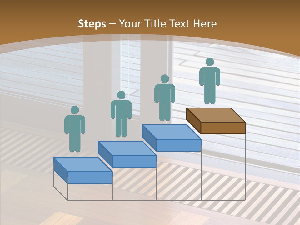 Heating At The Door To The Backyard PowerPoint Template