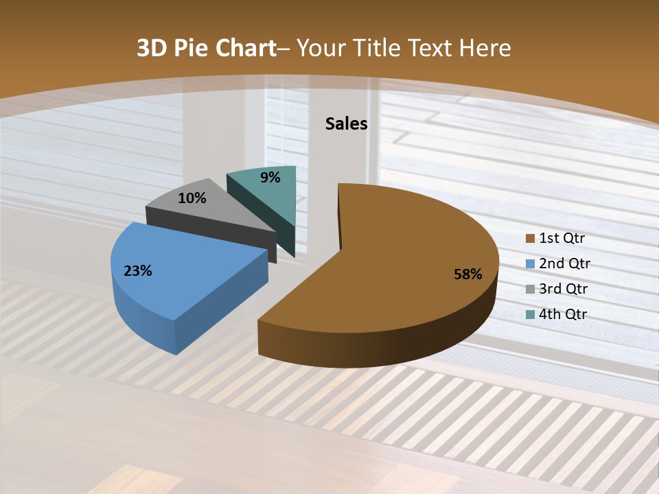 Heating At The Door To The Backyard PowerPoint Template
