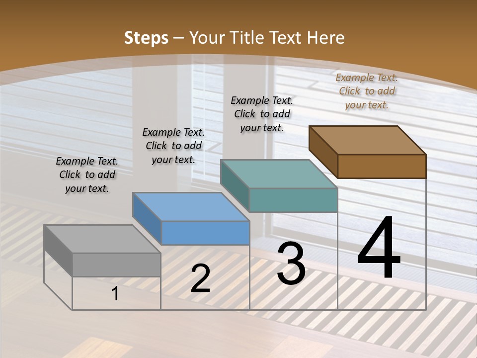 Heating At The Door To The Backyard PowerPoint Template