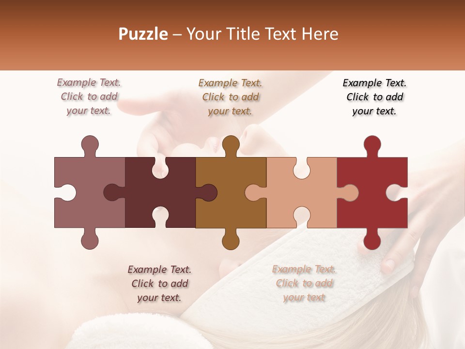 Facial Massage For A Girl PowerPoint Template