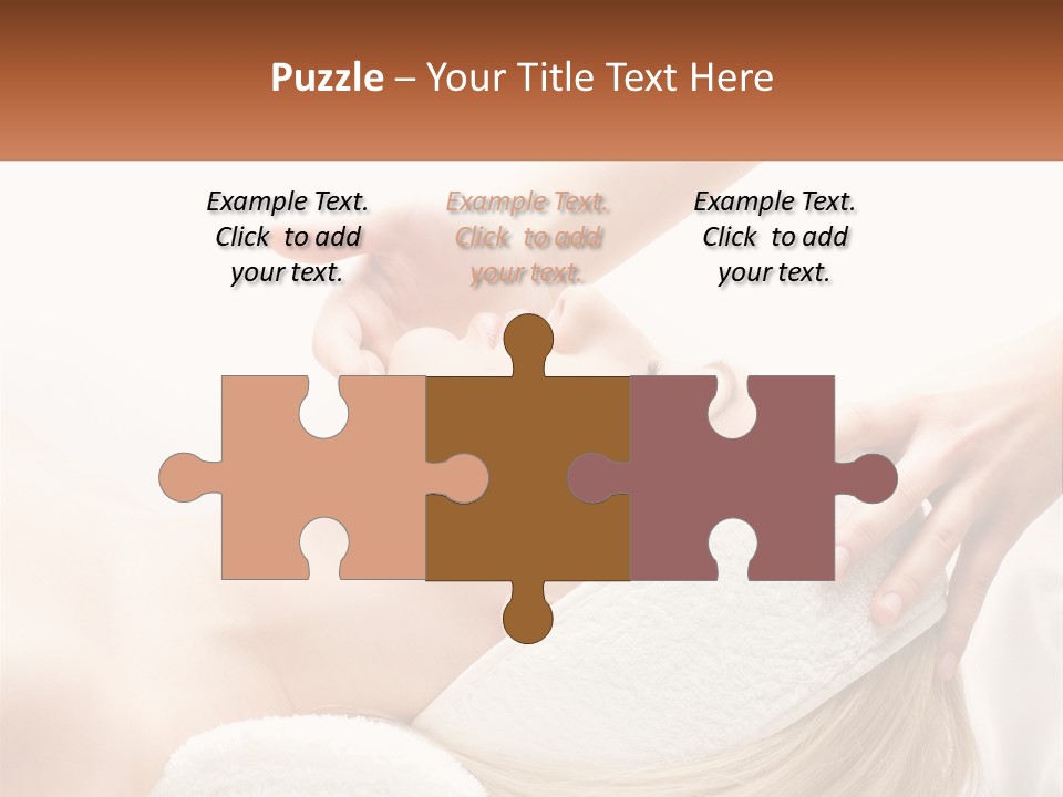 Facial Massage For A Girl PowerPoint Template